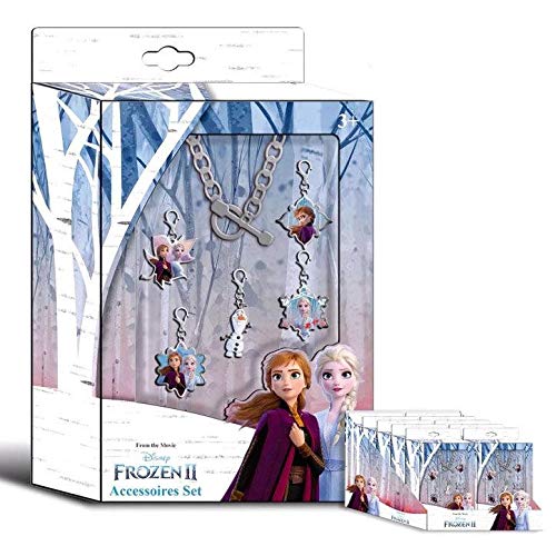 Disney Frozen- Set bisuteria 2 Joyería y Maquillaje, Multicolor (Kids 1)