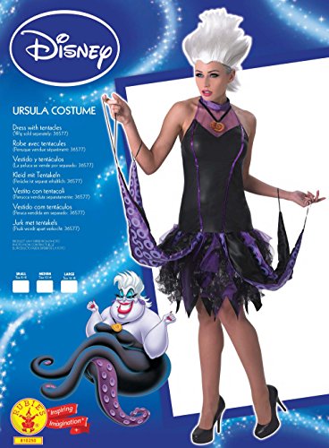 Disney La Sirenita ~ Sassy Ursula - adulto con licencia de vestuario Señora: L (Reino Unido 16-18) * peluca no está incluido