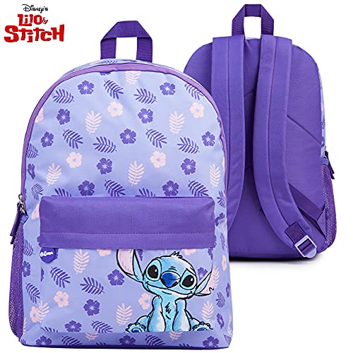 Disney Lilo y Stitch Mochilas Escolares, Mochila Niña de Gran Capacidad, Mochila Infantil para Colegio Deporte Viajes, Regalos para Niñas y Adolescentes