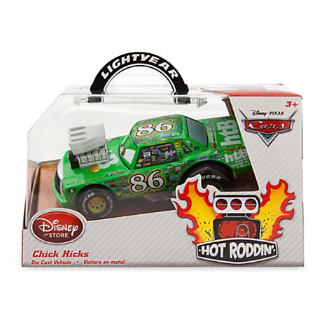 Disney Pixar Cars Exclusive 1:43 The Cast Car Chick Hicks - Coche de carreras (escala 1:43)