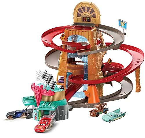 Disney Pixar Cars Radiator Springs Mountain Race Playset, Multicolor (Mattel HHL84)