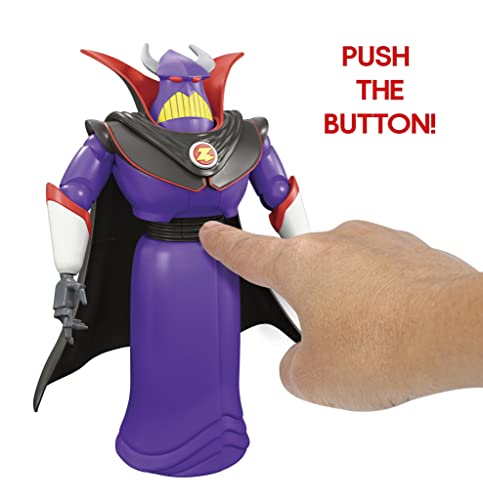 Disney Pixar Interactables Zurg Talking Figura de acción, Posable Juguete de Personaje de película, interactúa con Otras Figuras