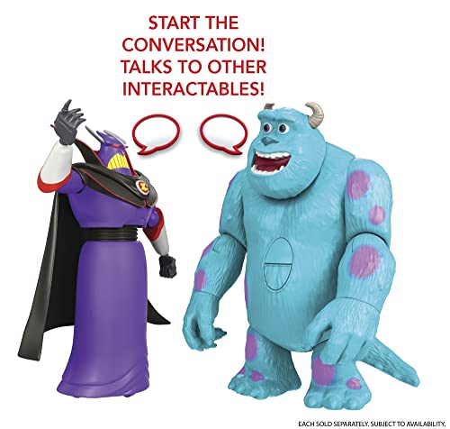 Disney Pixar Interactables Zurg Talking Figura de acción, Posable Juguete de Personaje de película, interactúa con Otras Figuras