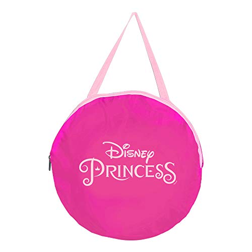 Disney - Tienda de princesas para Niñas Niños Juguetes niños 3 años Tienda Pop Up Casitas infantiles tela con bolsa de transporte Diseño automontable Princesas Disney