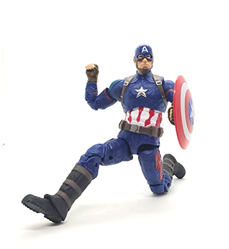 Disney.. Vengadores Infinity War 17cm Figura de acción con Caja Marvel (Capitan America)