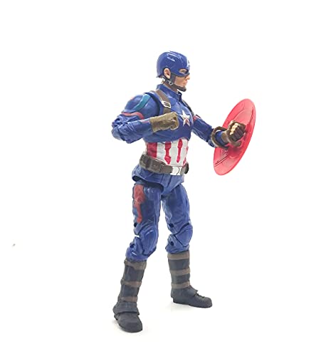 Disney.. Vengadores Infinity War 17cm Figura de acción con Caja Marvel (Capitan America)