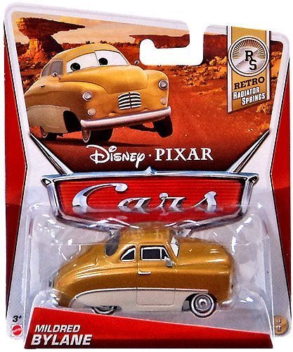 Disney/Pixar Cars Retro Radiator Springs Die-Cast Mildred Bylane #8/8 1:55 Scale by Mattel