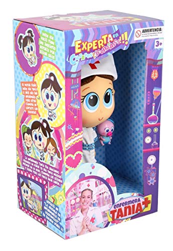 Distroller Nurse Tania Muñeca con Mini Ksimerito - Muñeca de bebé Nerlie Neonate - Edición en español