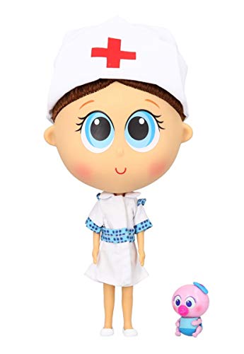 Distroller Nurse Tania Muñeca con Mini Ksimerito - Muñeca de bebé Nerlie Neonate - Edición en español