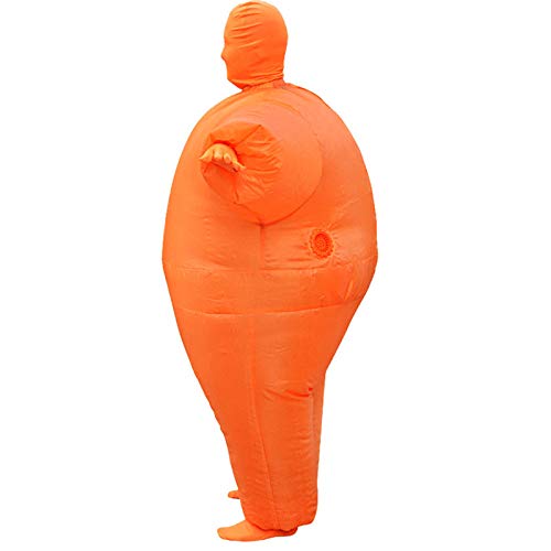 Divertido disfraz inflable de gordo para adultos, disfraz de sumo de lucha libre, disfraz de cuerpo completo para Halloween, Navidad, cosplay, fiesta, 160 cm-220 cm