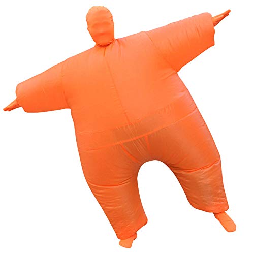 Divertido disfraz inflable de gordo para adultos, disfraz de sumo de lucha libre, disfraz de cuerpo completo para Halloween, Navidad, cosplay, fiesta, 160 cm-220 cm