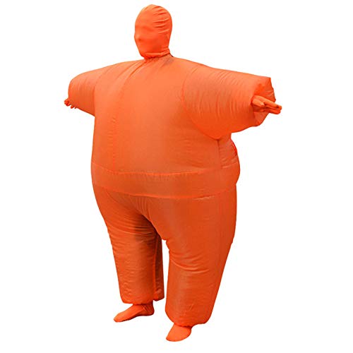 Divertido disfraz inflable de gordo para adultos, disfraz de sumo de lucha libre, disfraz de cuerpo completo para Halloween, Navidad, cosplay, fiesta, 160 cm-220 cm