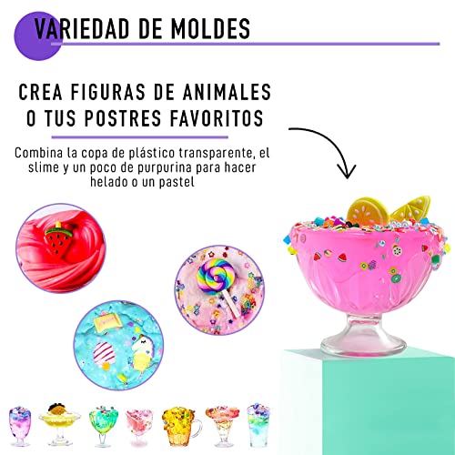 DIY Slime Kit 115 PCS 23 Colores. Slime para Niñas y Niños. Juego de Manualidades y Bricolaje para Niños. Juguetes Creativos para Niñas. Masas Viscosas Moldeables y Purpurina.