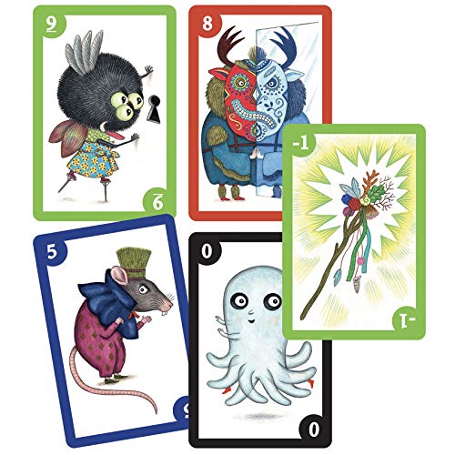 DJECO- Cartas Spooky Boo Juegos, Multicolor (35098)