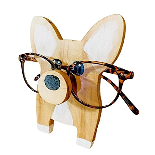 Djvn Soporte para Gafas de Perro Corgi, Soporte de Madera para Gafas, Estante de exhibición de Gafas, Estante de exhibición de Gafas, hogar, Oficina, decoración de Regalo