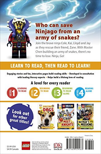 DK Readers L2: LEGO® NINJAGO: Ninja, Go!: Get Ready for Ninja Action! (DK Readers Level 2)