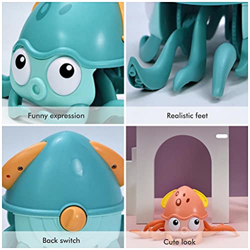 DKaony Juguetes de Baño para Bebé Niños,Juguete de Baño Pulpo Flotante, luchas de Agua para niños pequeños para niños pequeños Anfibios, | Adecuado para niños y niñas de 1, 2 y 3 años.