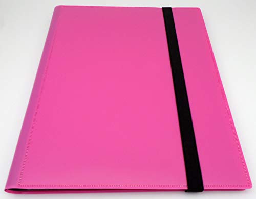 docsmagic.de Pro-Player 9-Pocket Album Pink - 360 Card Binder - MTG - PKM - YGO - Álbum para Tarjetas Rosa