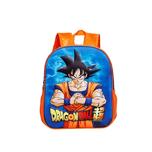 Dragon Ball (Bola de Dragón) Warrior-Mochila 3D Pequeña, Multicolor