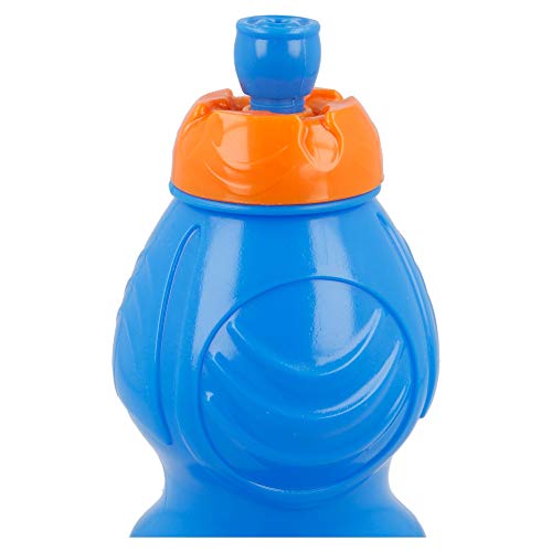 DRAGON BALL | Botella de Agua Infantil con cierre antifugas | Cantimplora Reutilizable para niños con tapón anti goteo - Libre de BPA - 400 ML