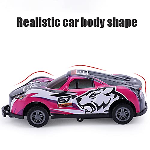 Dreafly Juguetes Pull Back Mini Race Cars Colores Surtidos Stunt Toy Car Mini Cartoon Pull Back Car Toys Racing Mini Cars Juguetes educativos Modelo de Dibujos Animados Juguetes de Coches para niños