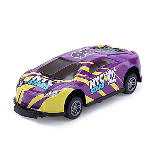 Dreafly Juguetes Pull Back Mini Race Cars Colores Surtidos Stunt Toy Car Mini Cartoon Pull Back Car Toys Racing Mini Cars Juguetes educativos Modelo de Dibujos Animados Juguetes de Coches para niños