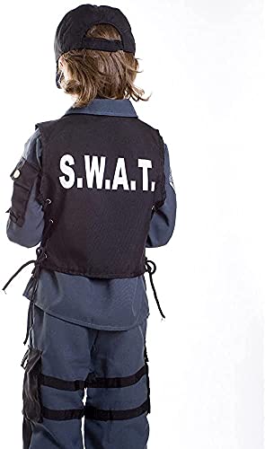 Dress Up America Kinder SWAT-Kostüm - Größe klein (4-6 Jahre)