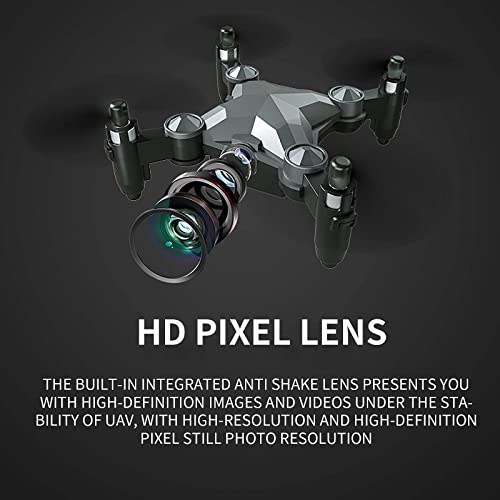 Drones Plegables DH-120 con cámara 4K HD, cuadricóptero de Control Remoto con Forma de Equipaje Impermeable más Reciente de 2021 para Principiantes, Video en Vivo HD Avión RC Gran Angular, r