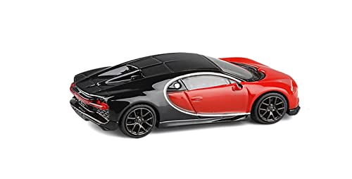 DZYWL Kits Modelos Coches Clásicos 1:64 para Bugatti Chiron 2019 Modelo Coche Aleación Juguete Decoración Vehículo Juguete Bolsillo Regalo Vacaciones Regalo Amor Vacaciones (Color : Rojo)