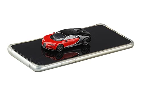 DZYWL Kits Modelos Coches Clásicos 1:64 para Bugatti Chiron 2019 Modelo Coche Aleación Juguete Decoración Vehículo Juguete Bolsillo Regalo Vacaciones Regalo Amor Vacaciones (Color : Rojo)