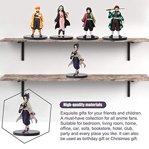 Earlyad Figuras de acción de Demon Slayer, Kochou Shinobu Figura de acción de 19 cm PVC Modelo de Personaje de Anime Estatua de pie Anime Demon Slayer Figura Juguete de Regalo para decoración