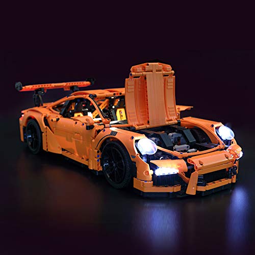 EcoGo Kit de luces LED para Lego 42056 Technic Porsche 911 GT3 RS Super Sports Car Building Block (modelo Lego)