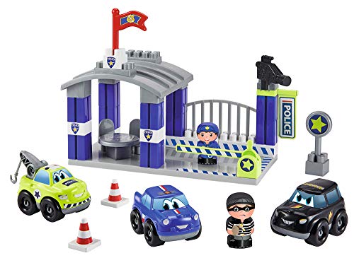 Ecoiffier 3015-Estación de policía para niños, a Partir de 18 Meses, Fabricado en Francia, Color (3015)