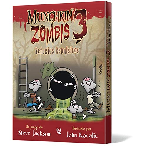 Edge Entertainment- Munchkin Zombis 3: Refugios Repulsivos, Color (EESJMZ03)