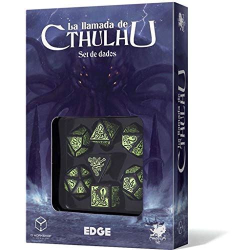 Edge Entertainment- The Call of Set de Dados La Llamada de Cthulhu (Asmodee, EECHCT00), Color