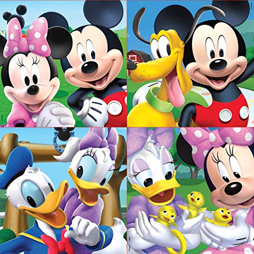 Educa Princesas Disney Maleta, Conjunto De Puzzles Progresivos, Multicolor (16508) + Mickey Mouse Maleta con Puzzles Progresivos, Multicolor (16505)