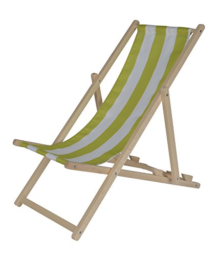 Eichhorn 100004546 – Outdoor Niños de Sol Silla, Ajustable, 40 kg, Madera de Haya