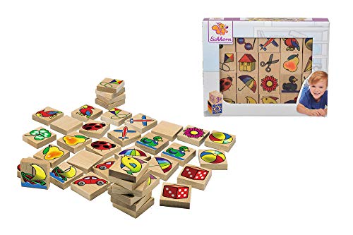 Eichhorn- Juego de Memoria Madera (100072402), Color Multicolor , color/modelo surtido