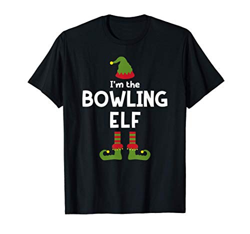 El Duende de los Bolos en Navidad Bowling Elf Christmas Camiseta