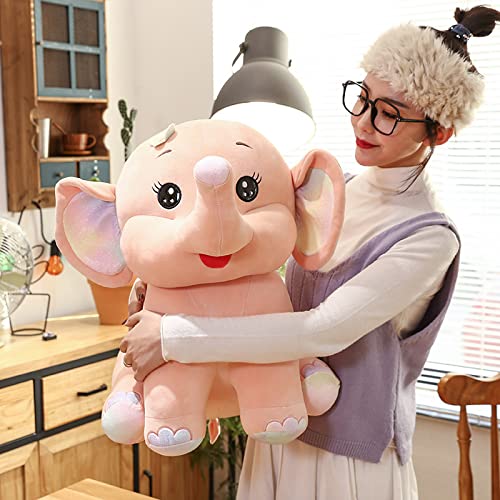 Elefante De Peluche De Juguete Elefante De Dibujos Animados Muñeca De Regalo para Niños Decoración De La Habitación De Los Niños Cojín De Almohada Animal Regalo Creativo Muñeca De Peluche