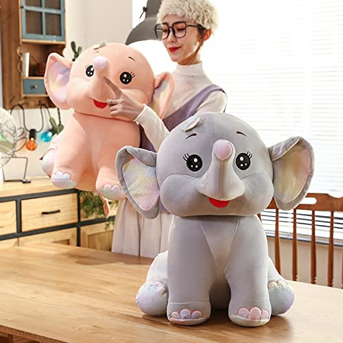 Elefante De Peluche De Juguete Elefante De Dibujos Animados Muñeca De Regalo para Niños Decoración De La Habitación De Los Niños Cojín De Almohada Animal Regalo Creativo Muñeca De Peluche