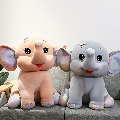 Elefante De Peluche De Juguete Elefante De Dibujos Animados Muñeca De Regalo para Niños Decoración De La Habitación De Los Niños Cojín De Almohada Animal Regalo Creativo Muñeca De Peluche