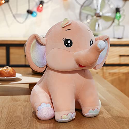 Elefante De Peluche De Juguete Elefante De Dibujos Animados Muñeca De Regalo para Niños Decoración De La Habitación De Los Niños Cojín De Almohada Animal Regalo Creativo Muñeca De Peluche