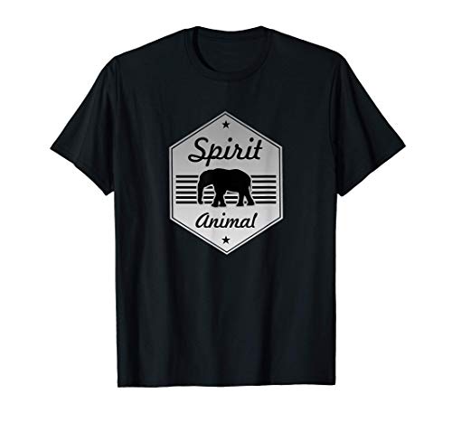 Elefante Mi Espíritu Animal Elefante Diseño de Vestuario Camiseta