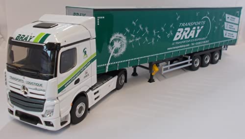 Eligor ELI116856-MERCEDES Benz Actros 5 4x2 y remolque totliner Transports Bray- Escala: 1/43