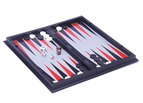 Engelhart - Juego de Viaje magnético ajedrez / Backgammon 24 cm