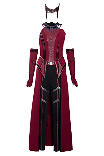 Enhopty Disfraz de superheroína de Wanda, disfraz de Halloween Carnival, para mujer, talla S