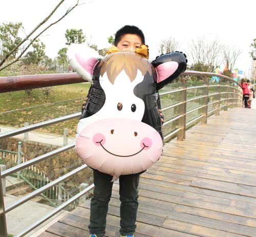 Enorme reutilizable para cabeza de vaca, decoración de globos de helio y aire