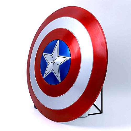 Escudo Capitan America 1: 1 ABS Adulto Apoyos de PelíCula NiñOs CapitáN AméRica Shield CapitáN Disfraz Shield, DecoracióN de Pared de Bar 58CM