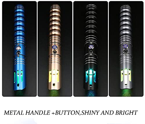 Espada Laser,láser Lightsaber LED-RGB 12 Colores Que cambian 10 Efectos de Sonido Espadas láser Recargables Juguete Regalo Cosplay Juguete Espada B,109CM